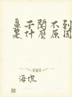 鼻子闻不到味道是什么原因