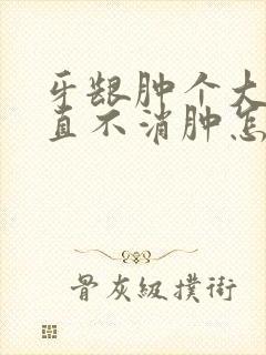 牙龈肿个大包一直不消肿怎么办