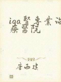 iga肾专业治疗医院