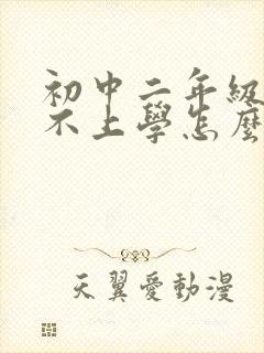 初中二年级孩子不上学怎么办