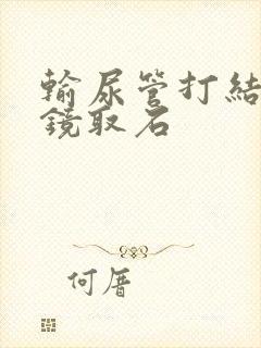 输尿管打结石软镜取石