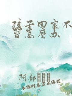 孩子回家不爱学习怎么办