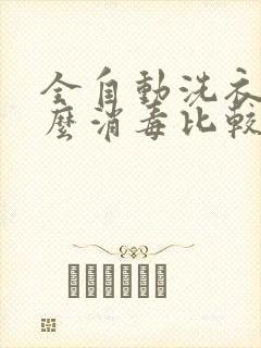 全自动洗衣机怎么消毒比较好