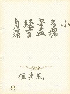 月经量多小腹疼痛有血块