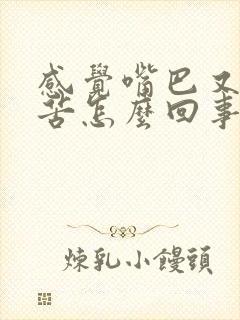 感觉嘴巴又干又苦怎么回事