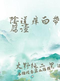 阴道痒白带呈豆腐渣