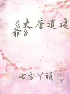 《大唐逍遥驸马爷》