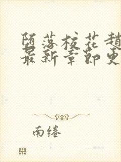 堕落校花赵诗宁最新章节更新记录