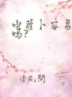 吃萝卜容易放屁吗?