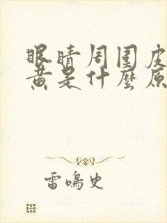 眼睛周围皮肤很黄是什么原因