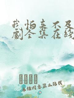 我怕来不及电视剧全集在线观看免费