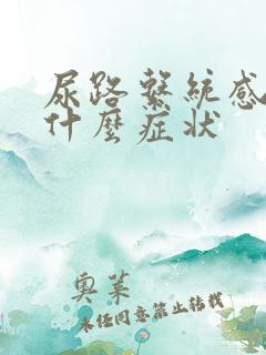 尿路系统感染有什么症状