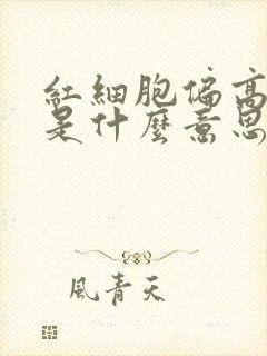 红细胞偏高尿血是什么意思