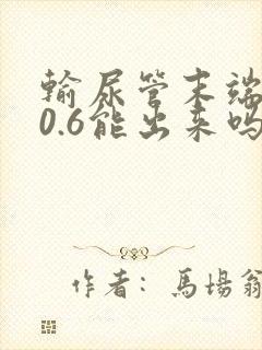 输尿管末端结石0.6能出来吗