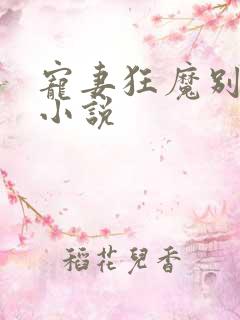 宠妻狂魔别太坏小说