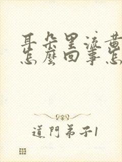 耳朵里流黄水痛怎么回事怎么治