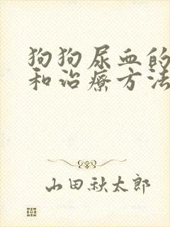 狗狗尿血的原因和治疗方法