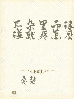 耳朵里面很疼一碰就疼怎么办