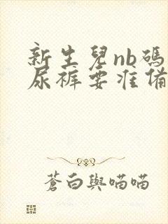 新生儿nb码纸尿裤要准备多少