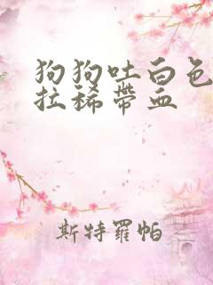 狗狗吐白色粘液拉稀带血