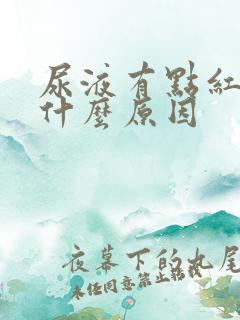 尿液有点红色是什么原因