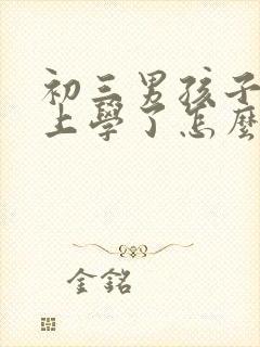 初三男孩子不想上学了怎么办呢