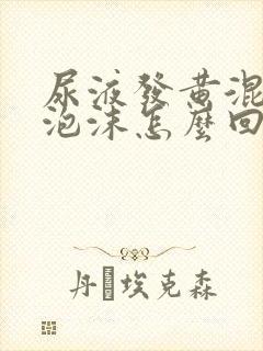 尿液发黄混浊有泡沫怎么回事