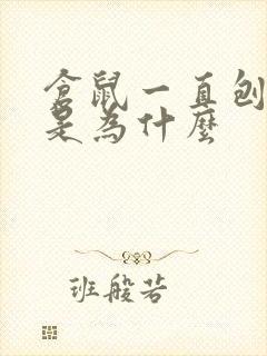 仓鼠一直刨尿沙是为什么