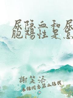 尿隐血和尿白细胞阳性是怎么回事