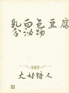 乳白色豆腐渣样分泌物