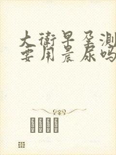 大卫早孕测试纸要用晨尿吗