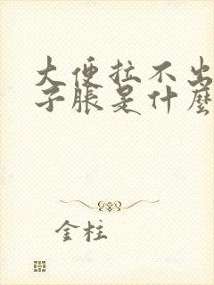 大便拉不出来肚子胀是什么原因