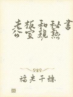 老板和秘书在办公室亲热