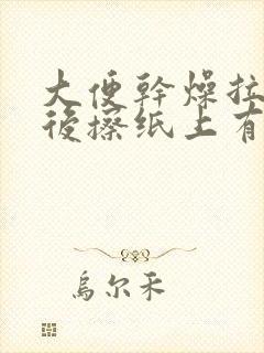 大便干燥拉完屎后擦纸上有血