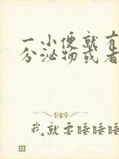 一小便就有褐色分泌物或者血