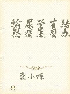 输尿管有结石突然痛怎么办