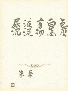 尿液有白色絮状沉淀物怎么引起的