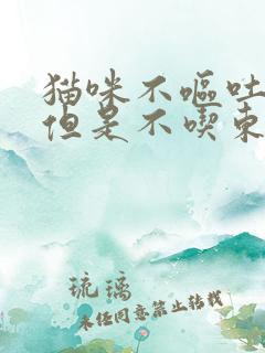 猫咪不呕吐了,但是不吃东西怎么办