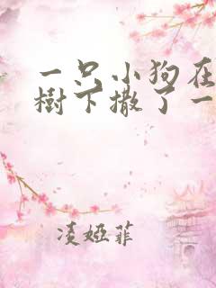 一只小狗在泡桐树下撒了一泡尿拼音