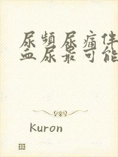 尿频尿痛伴肉眼血尿最可能的疾病