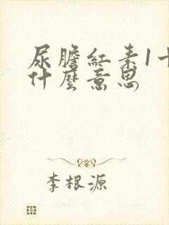 尿胆红素1十是什么意思