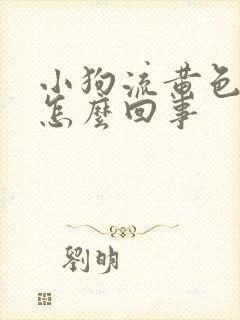 小狗流黄色鼻涕怎么回事