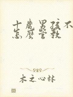 十岁男孩不听话怎么管教