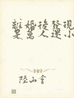 离婚后发现自己是万人迷小说