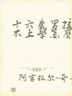 十六岁男孩叛逆不上学怎么办