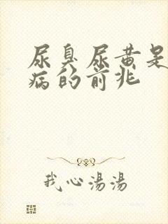 尿臭尿黄是什么病的前兆