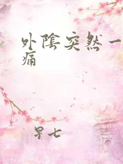 外阴突然一阵刺痛