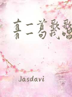 有一首歌歌词里有一句我唱着这首歌