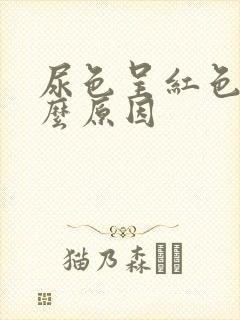 尿色呈红色是什么原因