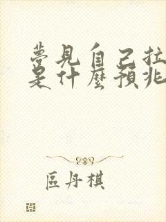 梦见自己拉大便是什么预兆 女性